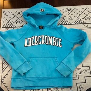 Y2K Abercrombie Blue Hoodie